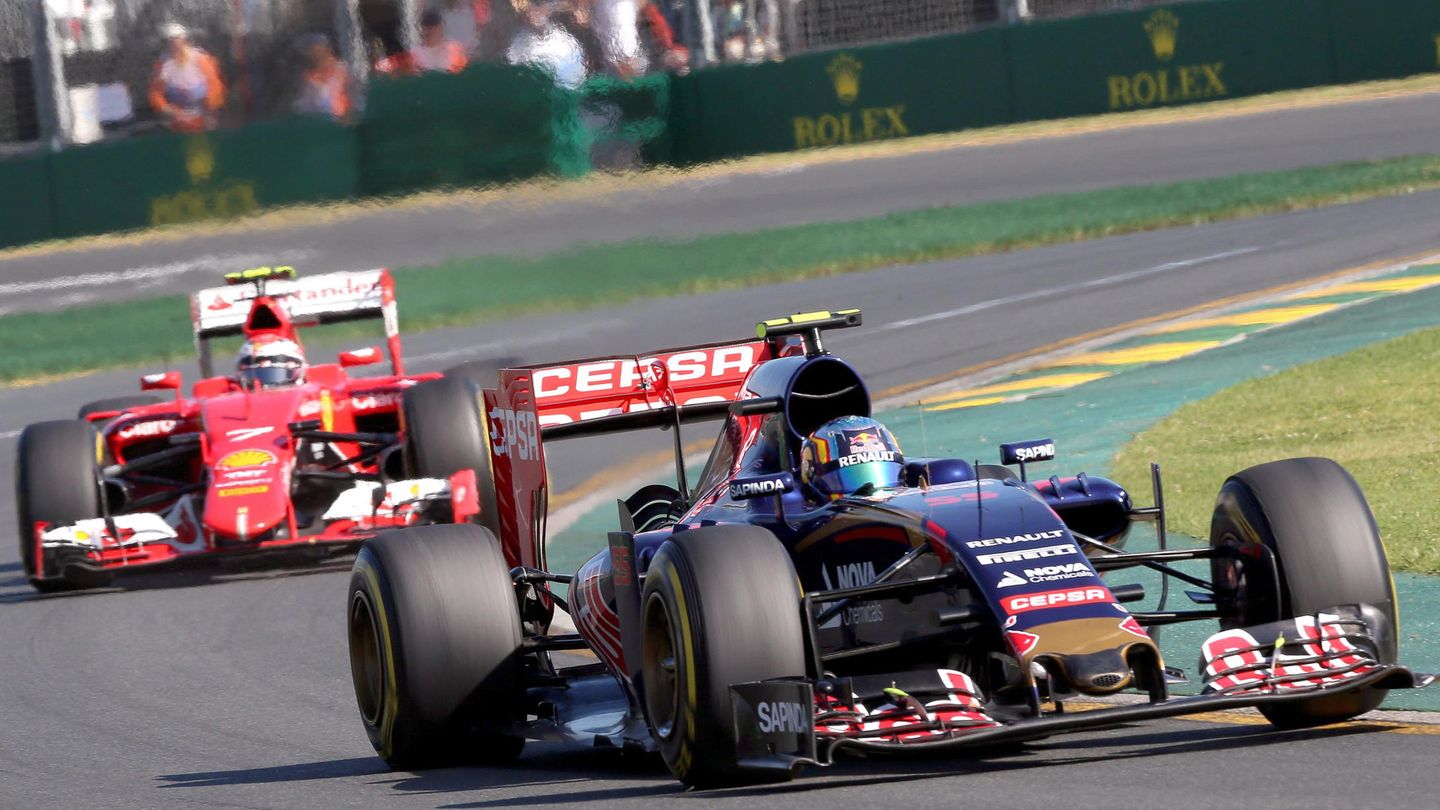 Sainz durante su etapa en Toro Rosso. (EFE)