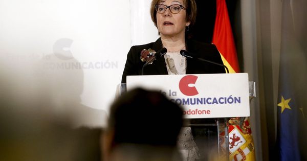 Foto: La secretaria de Estado de Comunicación, Carmen Martínez Castro, el pasado 20 de abril en Madrid. (EFE)