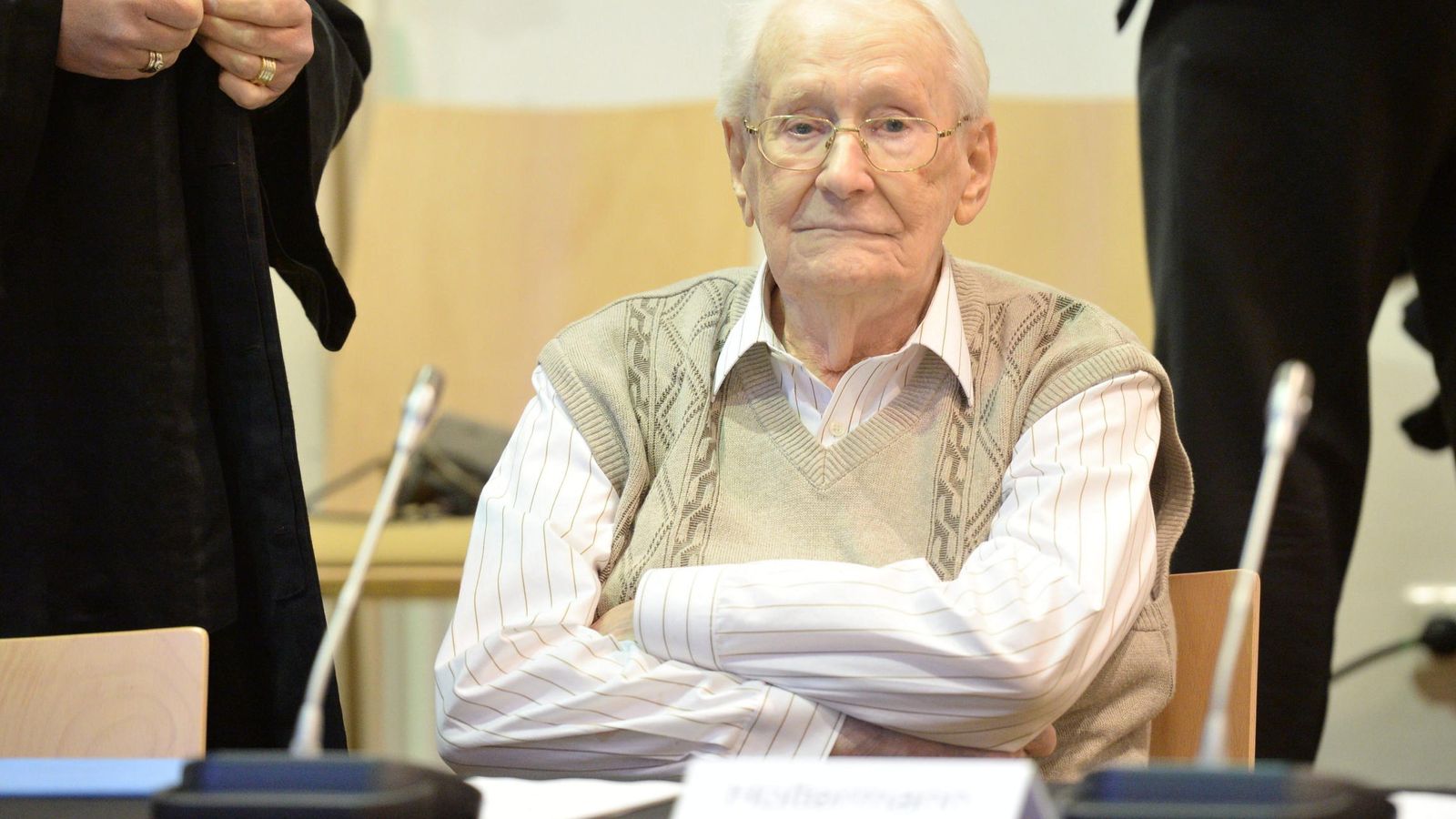 Foto: Oskar Gröning, de 93 años (Efe).