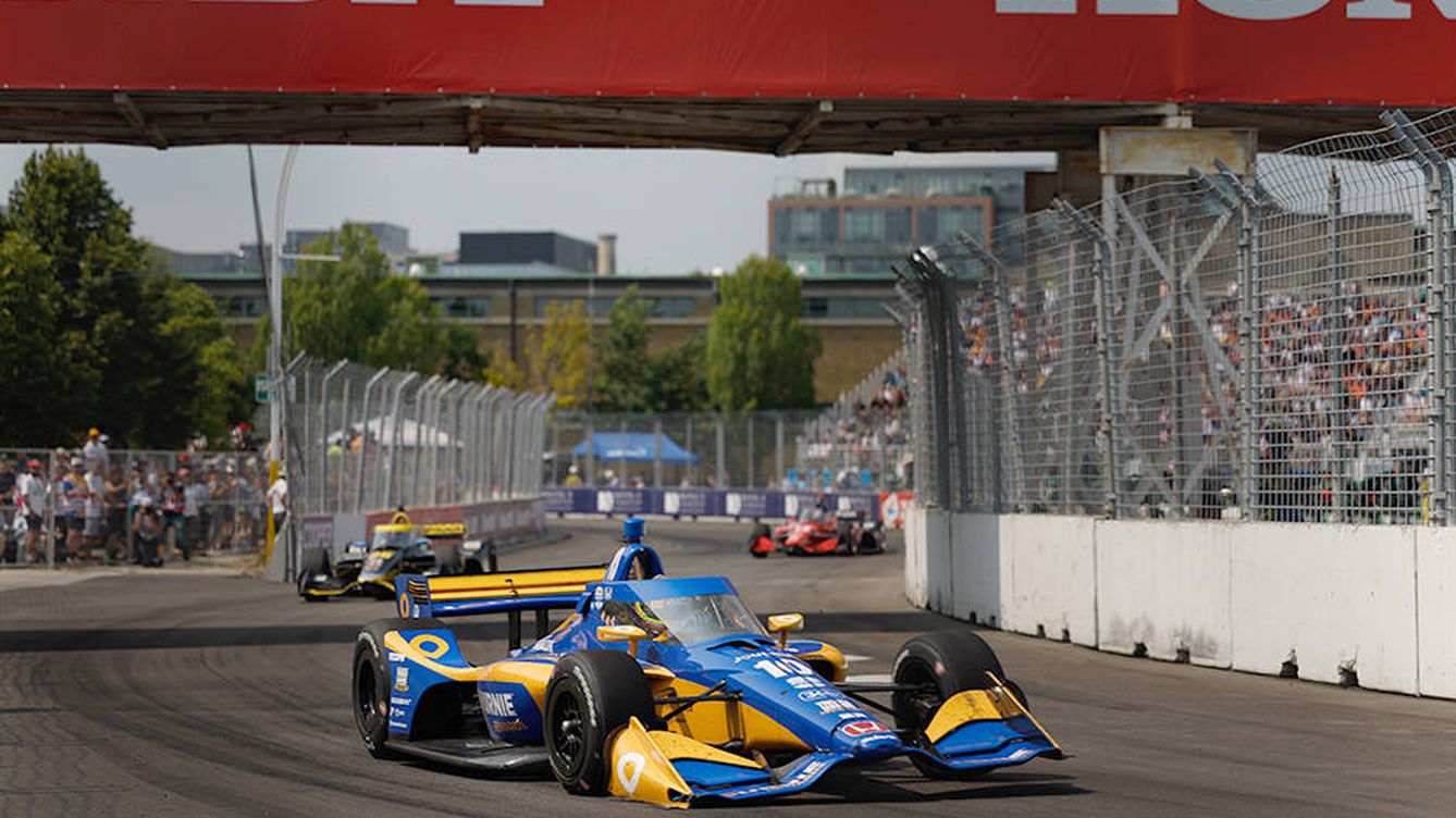 Foto: Alex Palou logró terminar segundo en Toronto a pesar del alerón colgando (IndyCar Series)
