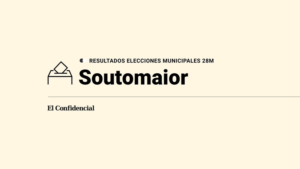 Resultados en directo de las elecciones del 28 de mayo en Soutomaior: escrutinio y ganador en directo