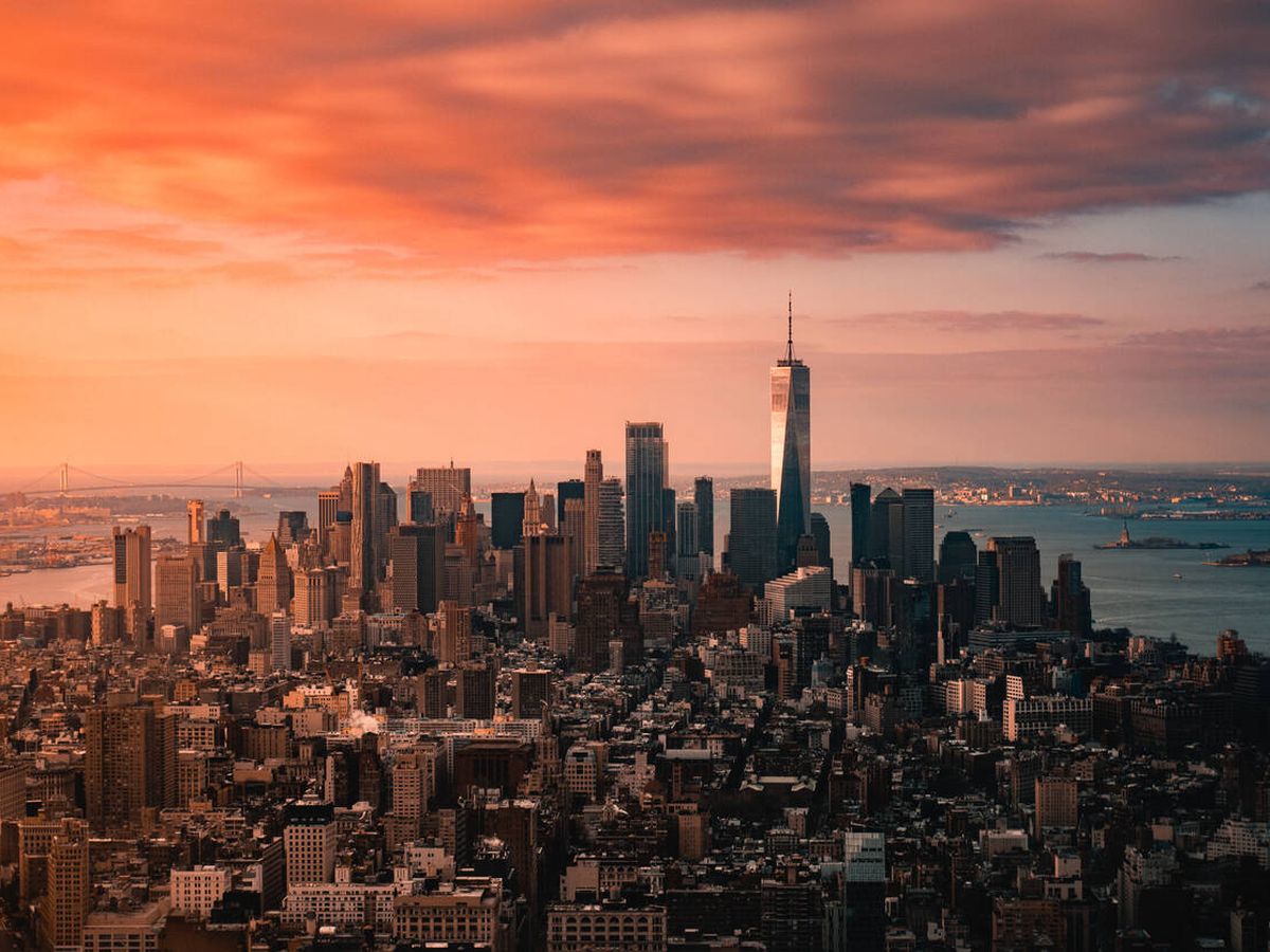 Foto: Vista aérea de la ciudad de Nueva York. (iStock)