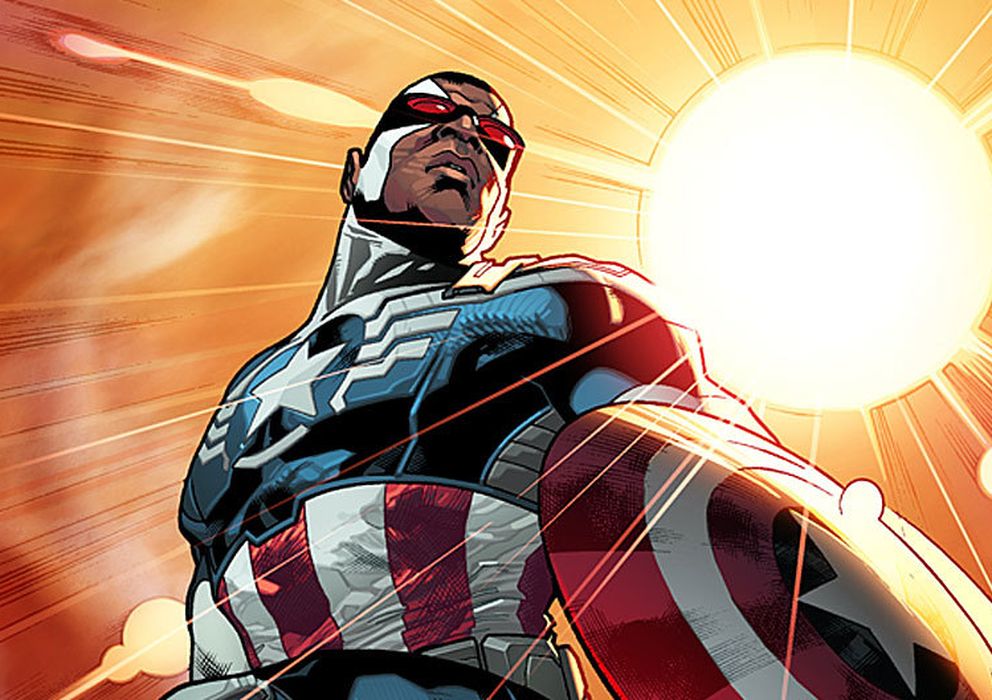 Foto: Sam Wilson como el nuevo Capitán América (Marvel)