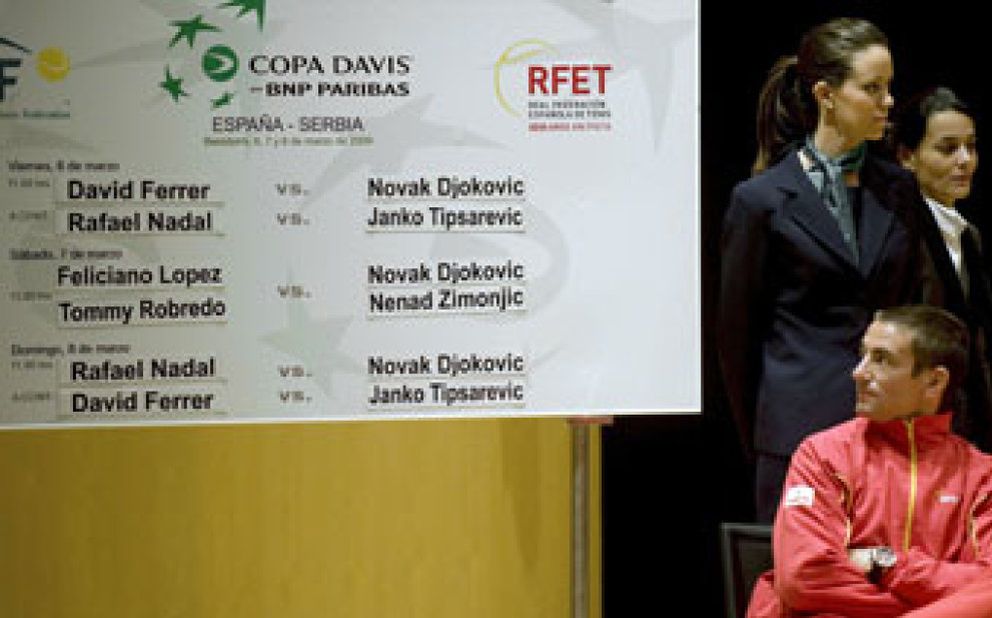 Foto: Ferrer y Djokovic abrirán la eliminatoria de la Copa Davis