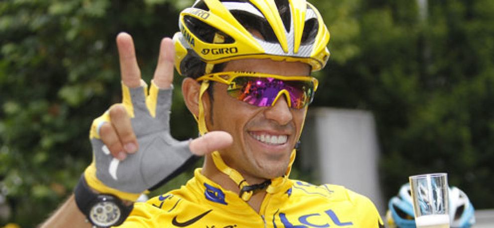 Foto: Contador pone el broche de oro al deporte español del verano