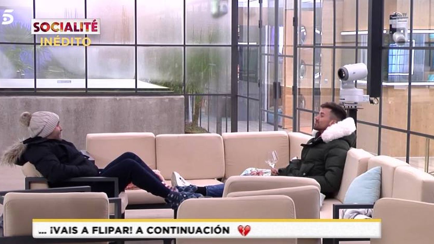 Alejandro Albalá con Kiko Rivera, en 'GH Dúo'. (Telecinco)