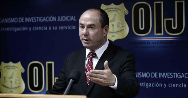 Foto: El director del Organismo de Investigación Judicial (OIJ) de Costa Rica, Walter Espinoza, habla durante una conferencia de prensa. (EFE)