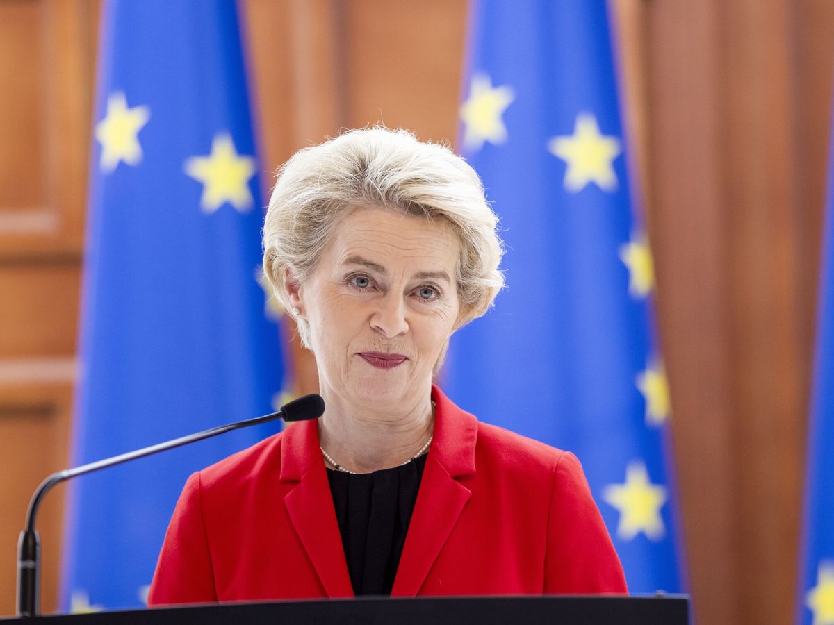 Foto: Ursula von der Leyen, presidenta de la Comisión Europea. (EFE/Dumitru Doru). 
