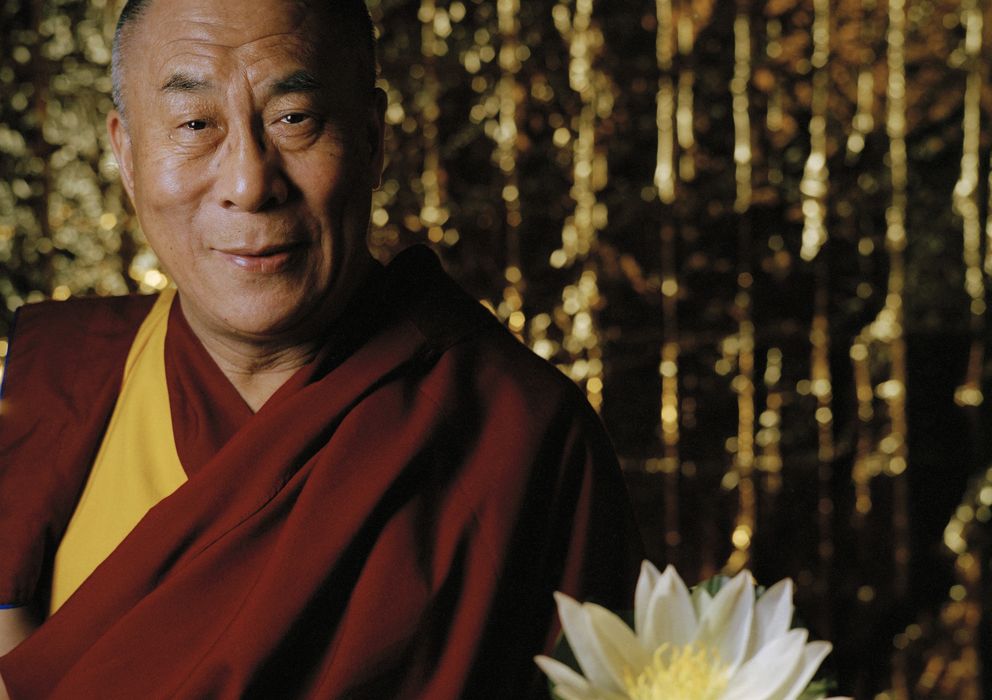 Foto: Tenzin Gyatso, decimocuarto Dalai Lama y ganador del Nobel de la Paz, escritor de un libro sobre la felicidad. (Corbis)