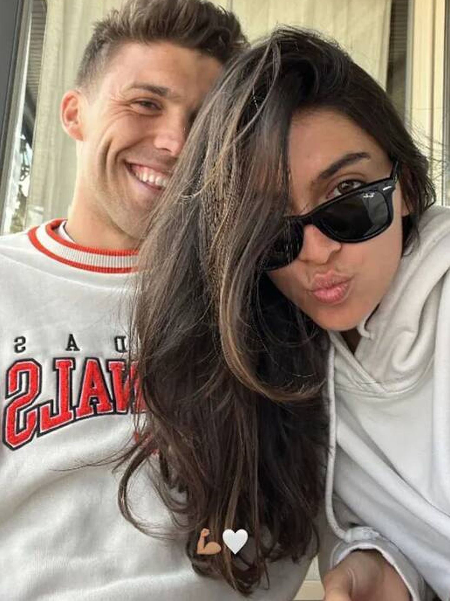 Nacho y Lucía confirman su amor. (Instagram/@luciariveraromero) 