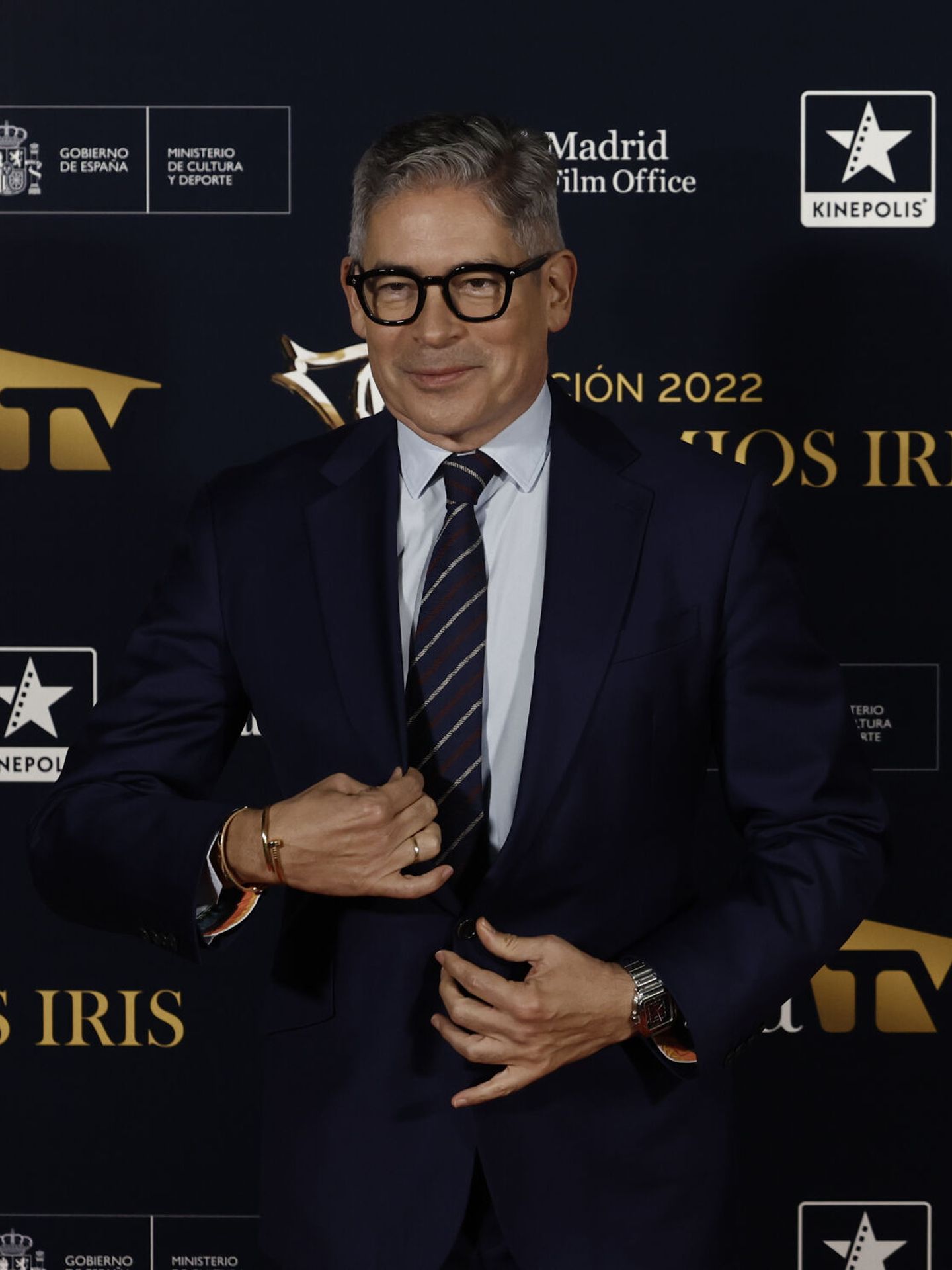 Boris Izaguirre, en la alfombra roja de los Premios Iris 2022. (EFE)