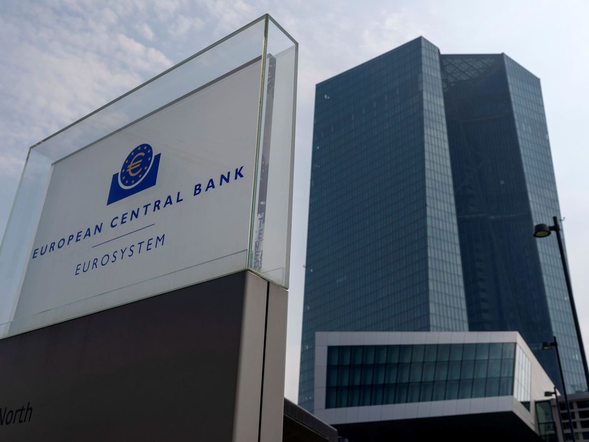 Foto: Vista de la fachada del Banco Central Europeo (EFE)