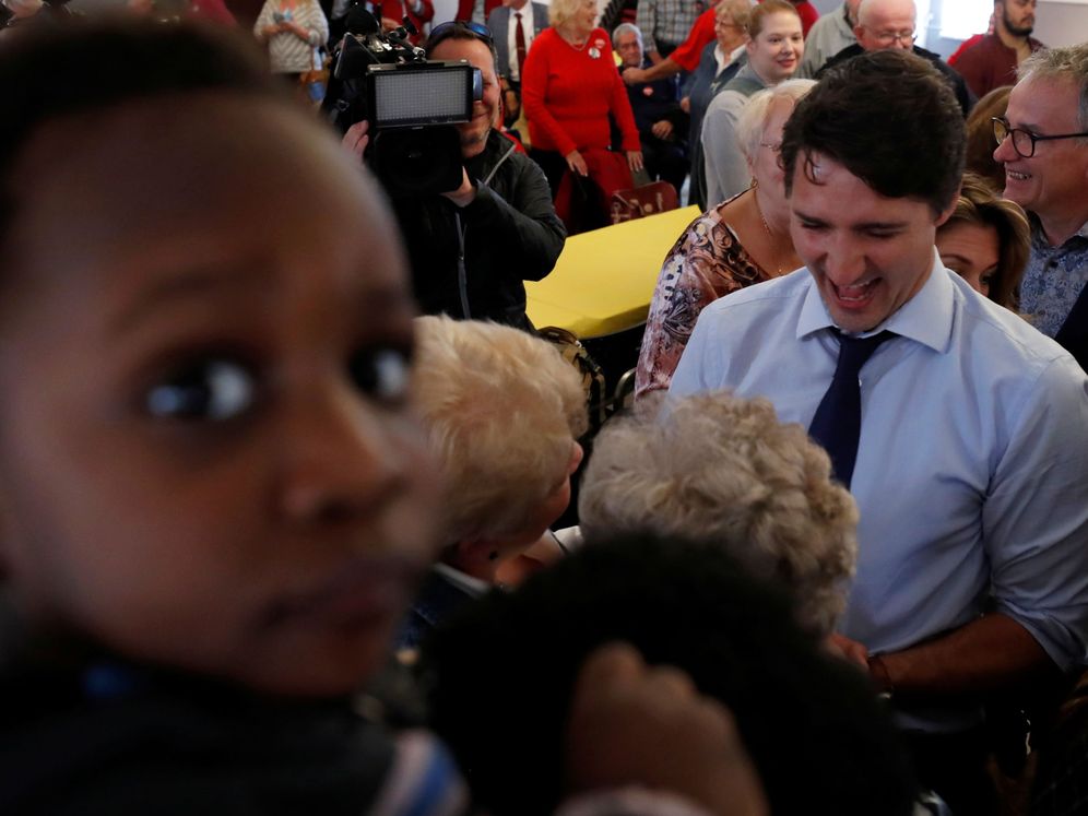 Foto: Justin Trudeau, en una visita a la Royal Canadian Legion. (Reuters)