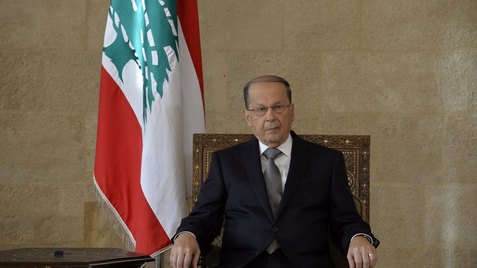 Foto: Fotografía oficial de Michel Aoun como nuevo presidente del Líbano (EFE)