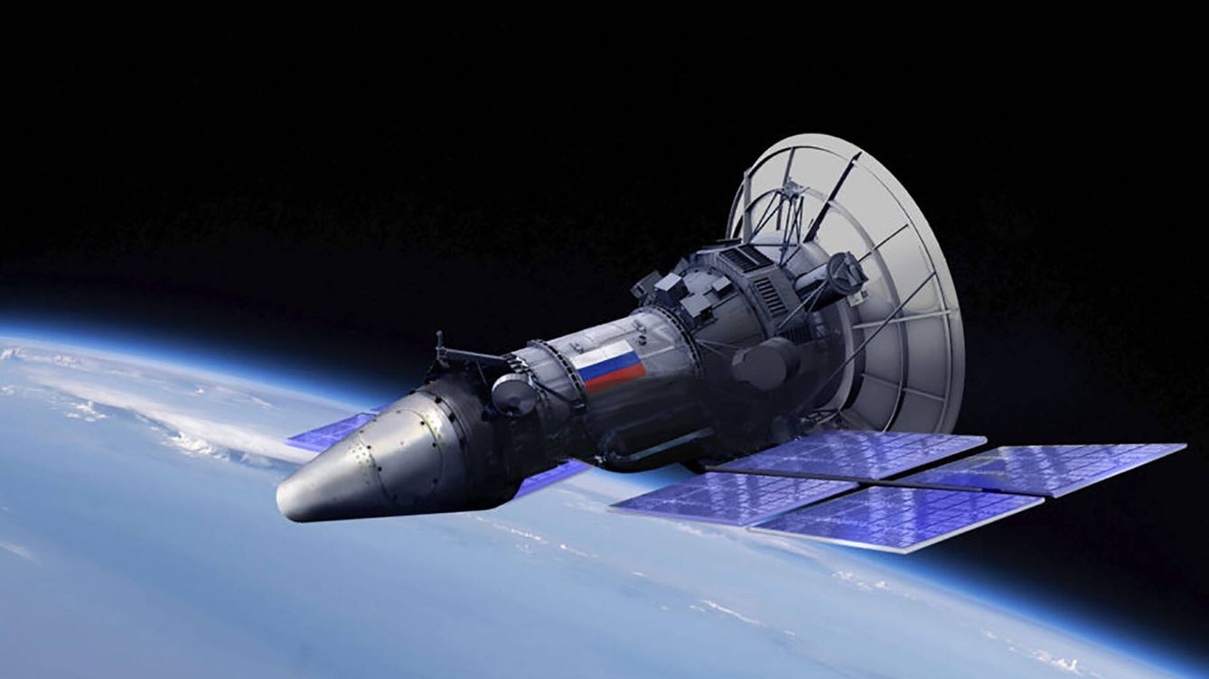 Foto: Ilustración de la posible arma nuclear rusa en el espacio. (Mike Tsukamoto/Air&Space Forces Magazine/Pixabay)