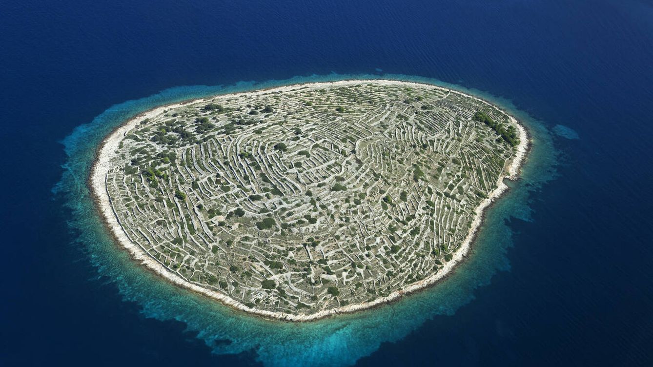 La huella dactilar del planeta está en Croacia: así es la isla de Baljenac