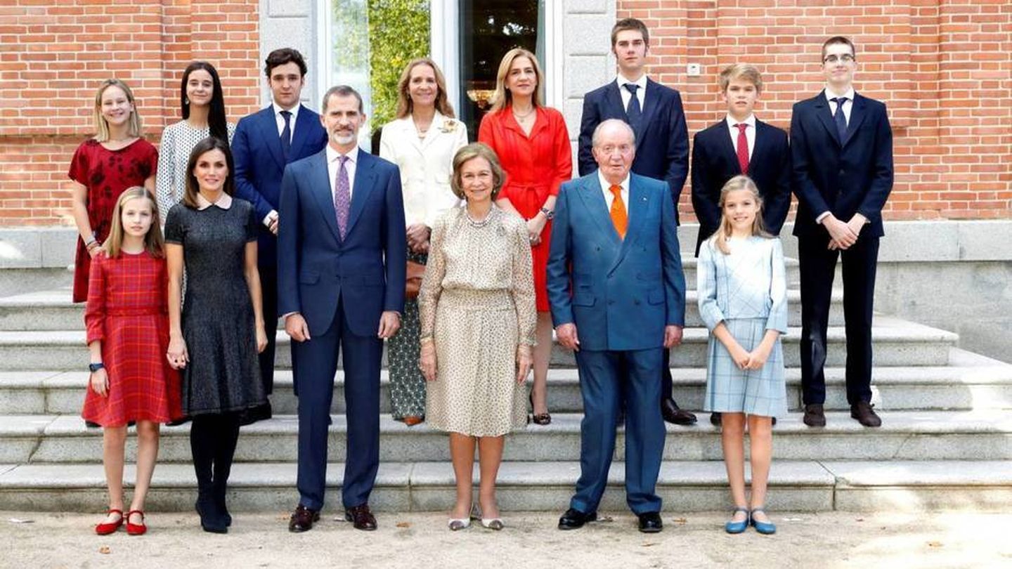 La familia se reunió por el 80º cumpleaños de la reina Sofía. (Casa Real)