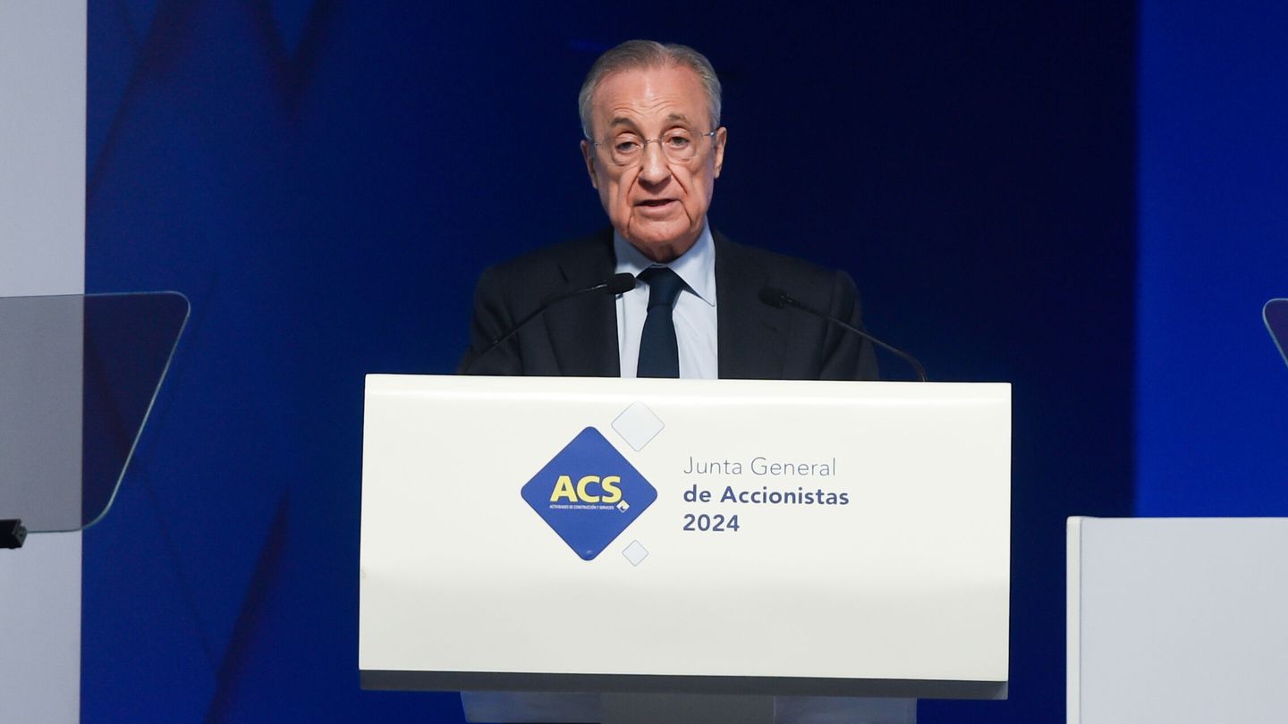 Florentino Pérez, presidente de ACS. 