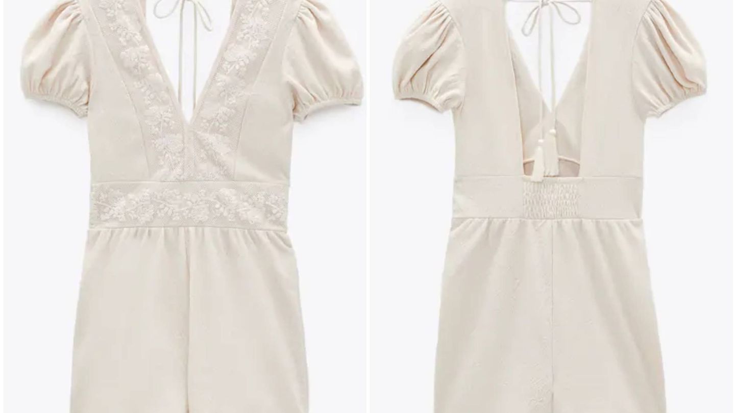 Nuevo diseño blanco de Zara. (Cortesía)