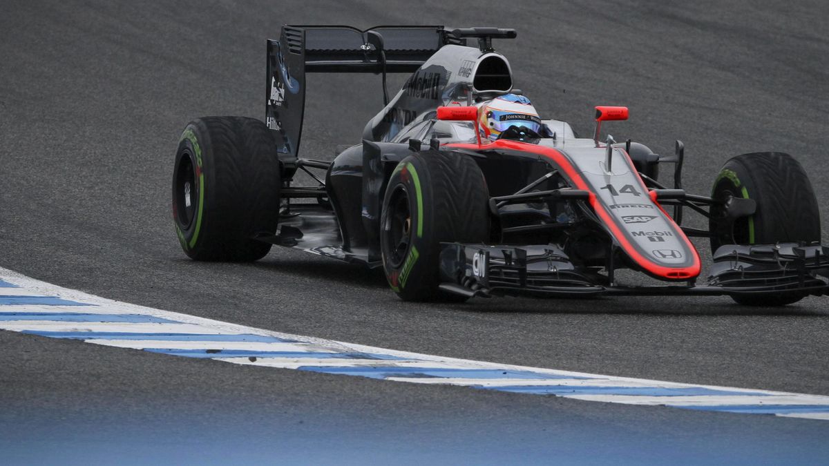 Fernando Alonso, el MP4-30 y esa primera curva de Jerez