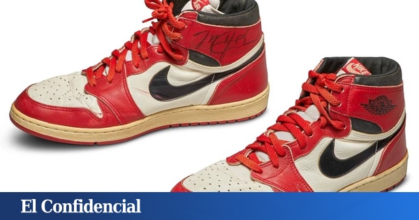 Subastan por 16.000 euros un par de zapatos tenis Jordan en París