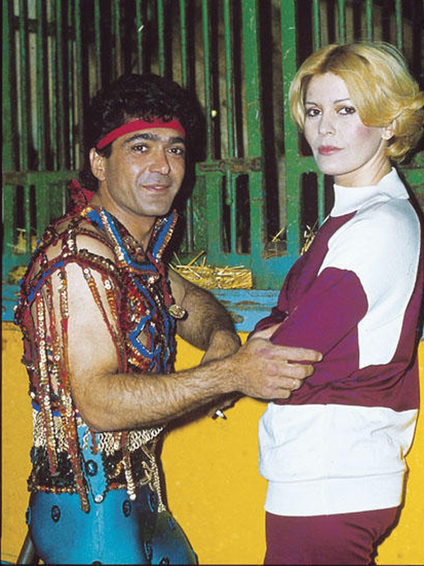 Bárbara Rey y Ángel Cristo. 
