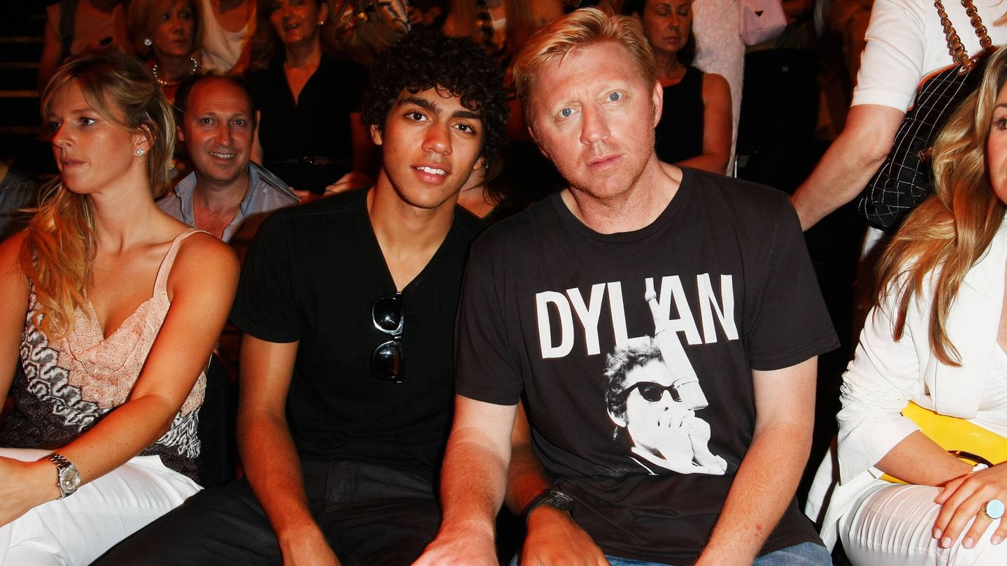 Boris Becker, junto a su hijo Noah. (Getty/Florian Seefried)