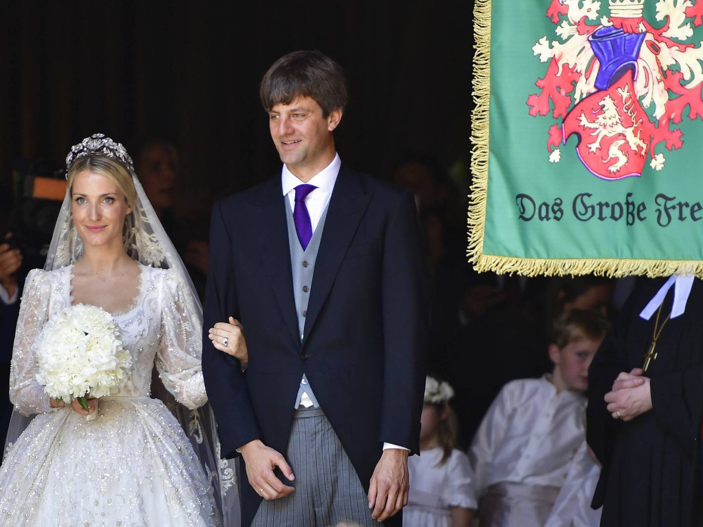 Ernesto Augusto de Hannover júnior, el día de su boda con su esposa Ekaterina. (CP)