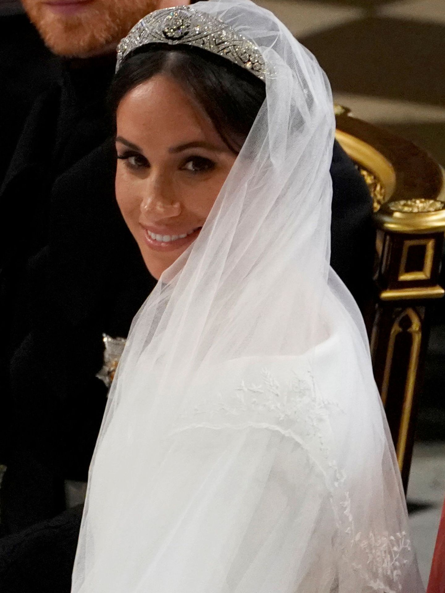 Meghan Markle, el día de su boda con el príncipe Harry. (Reuters)