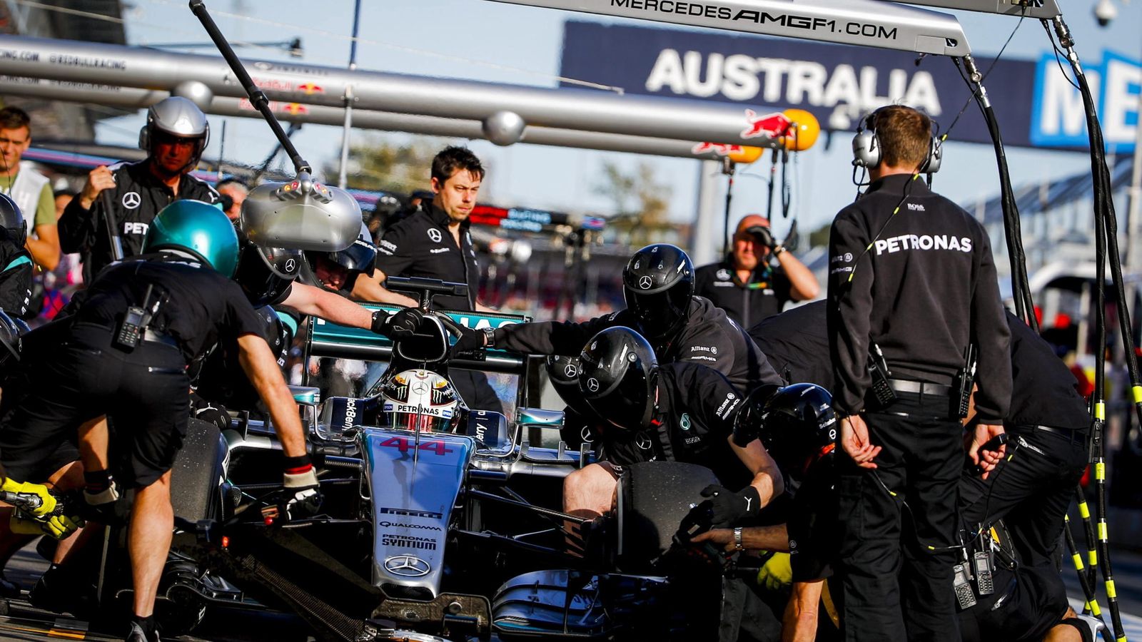 Foto: Lewis Hamilton durante el GP de Australia de 2015.