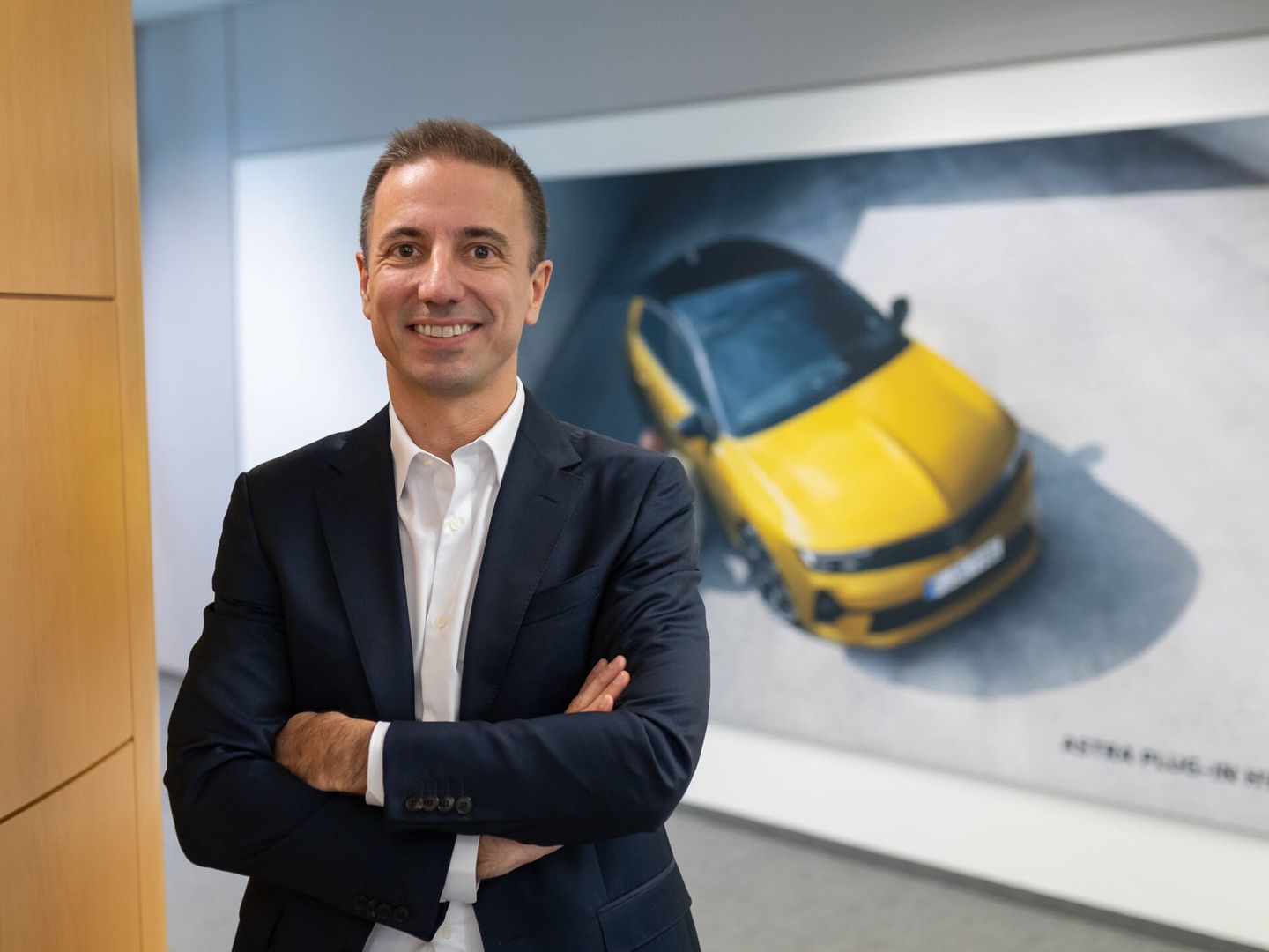 Con Florian Huettl hemos vuelto a coincidir con ocasión de la presentación del Astra Electric. (Opel)