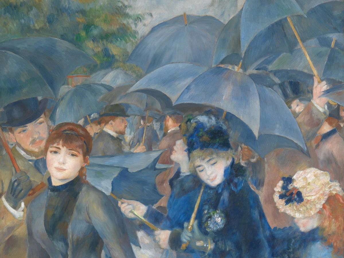 Foto: Paraguas, por Pierre-Auguste Renoir en 1883. (Wikimedia)