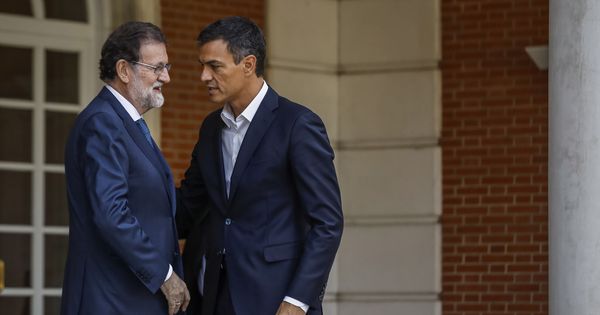 Foto: Mariano Rajoy y Pedro Sánchez, el pasado 7 de septiembre en La Moncloa. (EFE)