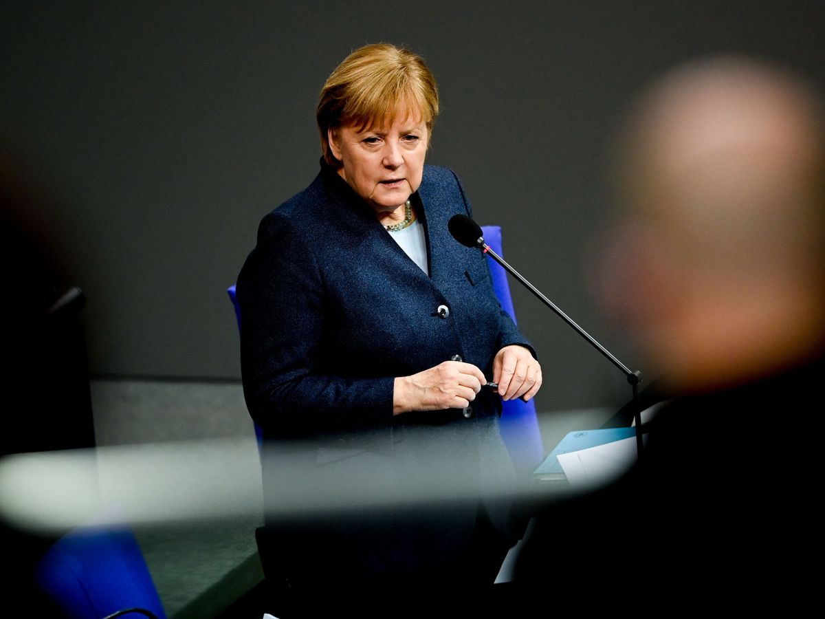 Foto: Angela Merkel en el Bundestag. (Reuters)