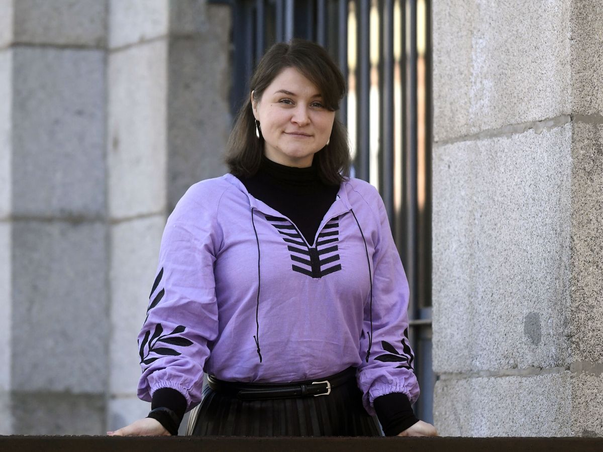 Foto: La activista ucraniana y directora del Centro para las Libertades Civiles, Oleksandra Romantsova, en marzo de 2023. (EFE/Pablo Martín)