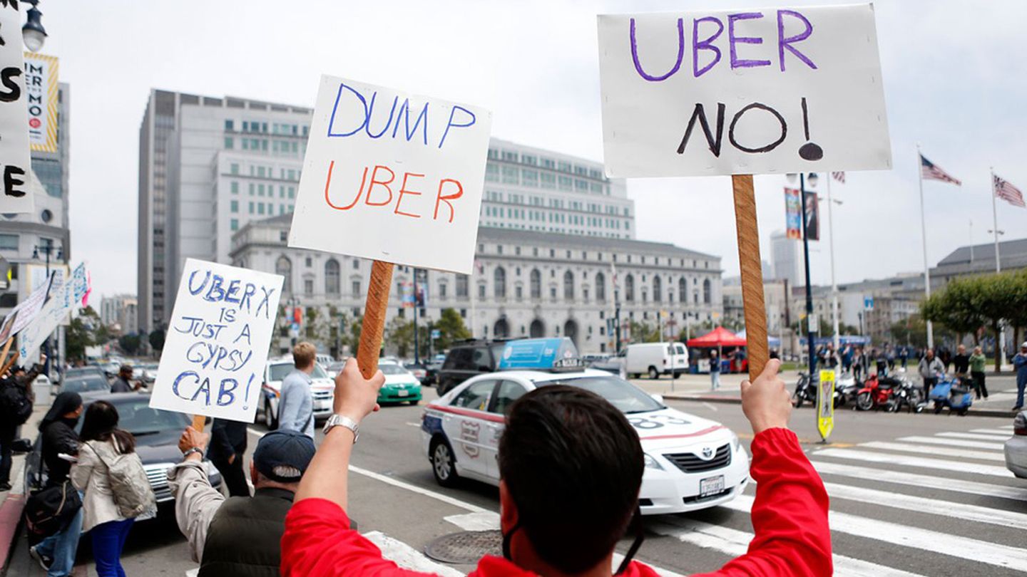 Las protestas contra Uber se producen en toda Europa