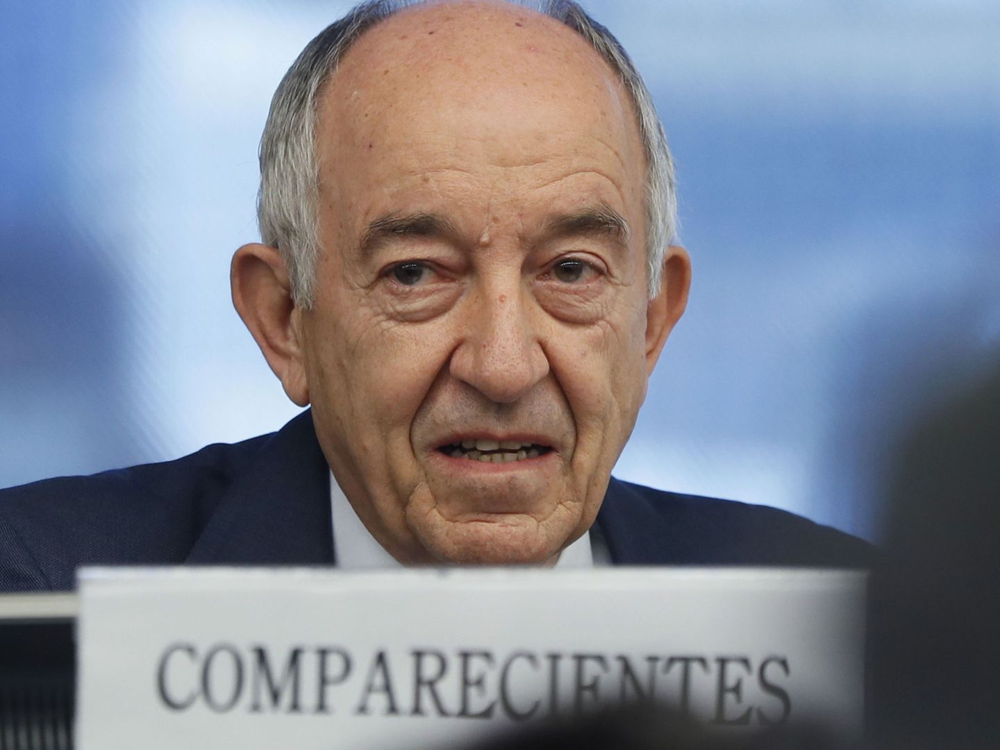 El exgobernador del Banco de España Miguel Ángel Fernández Ordóñez, compareció en el Congreso el 7 de noviembre. (EFE)