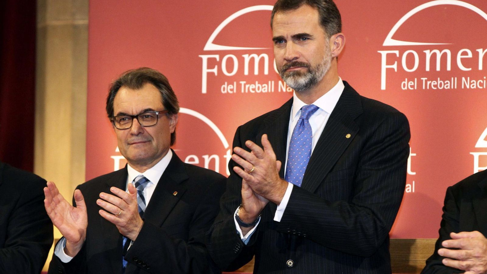 Foto: El Rey Felipe VI junto al presidente de la Generalitat Artur Mas en una fotografía de archivo. (Efe)