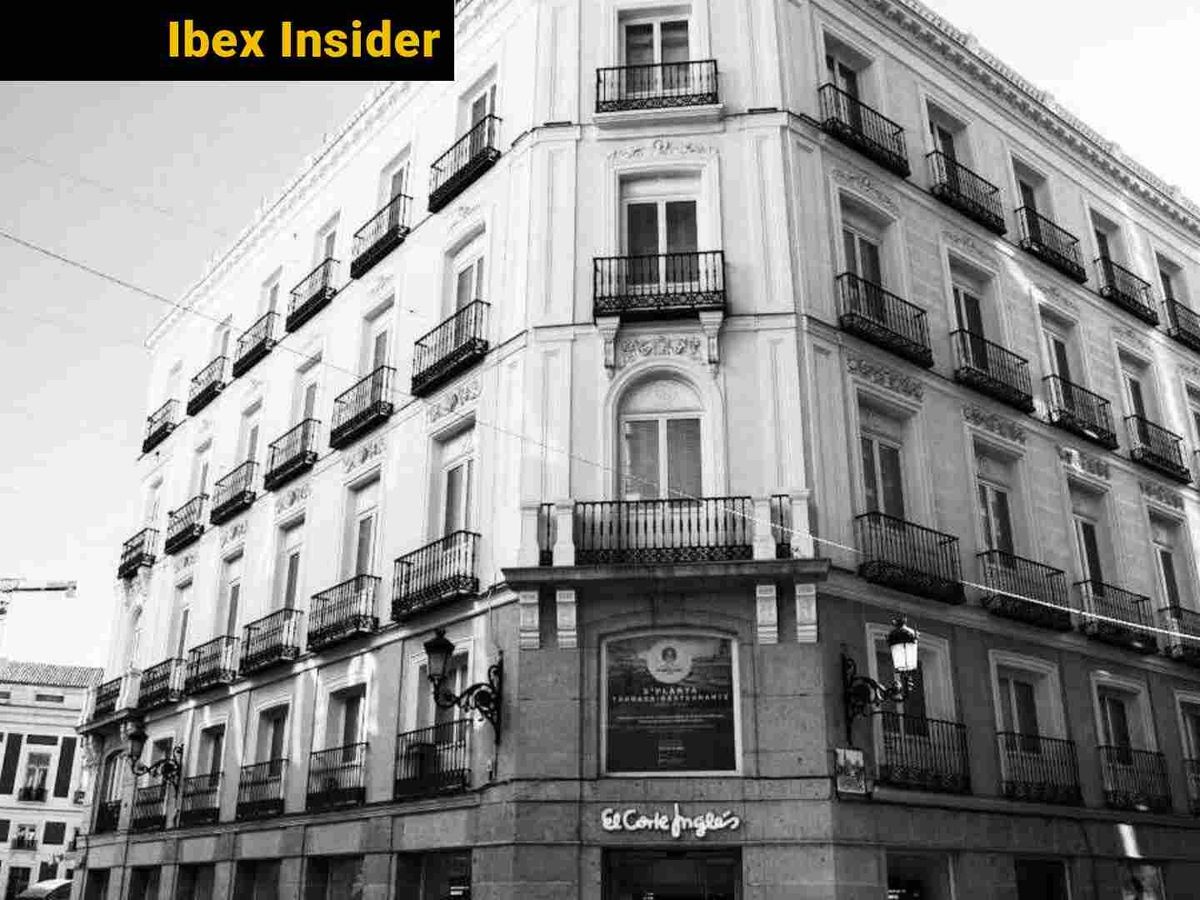 Foto: El edificio de El Corte Inglés situado en la Puerta del Sol de Madrid. (Cedida)