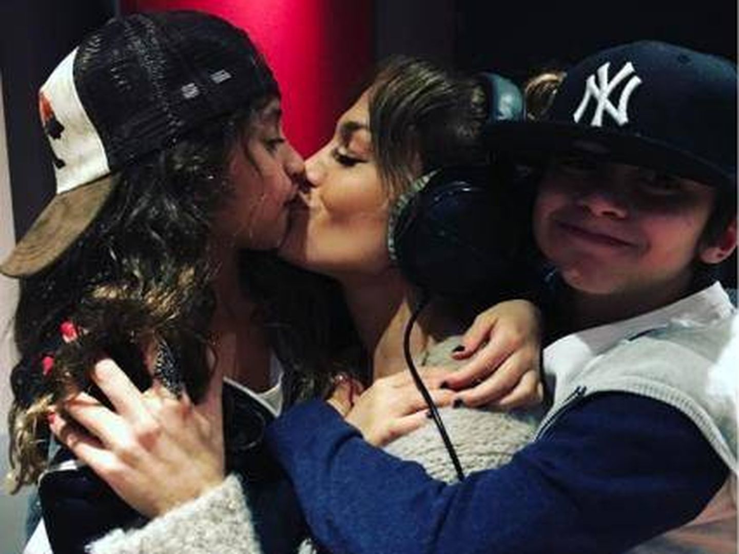 Jennifer López con sus hijos. (Instagram)