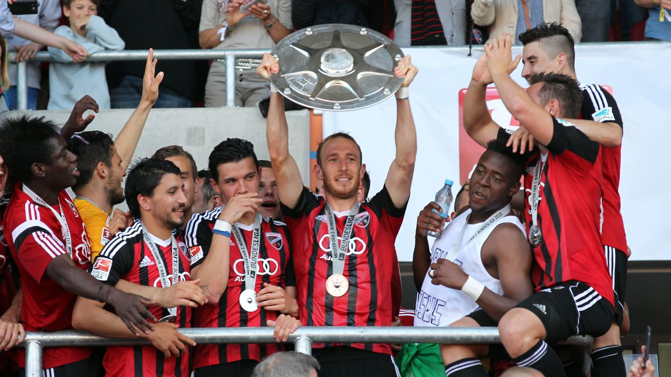 Foto: El Ingolstadt ganó la 2.Bundesliga y ascendió a la máxima categoría por primera vez (Imago).