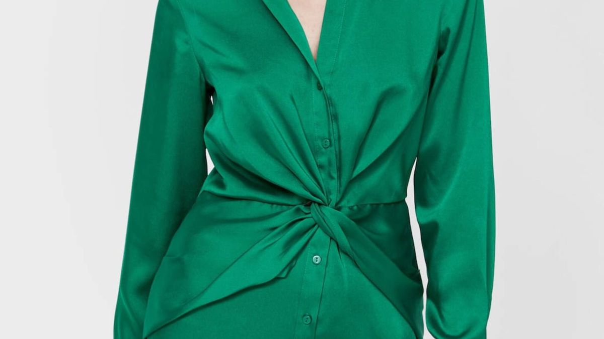 El nuevo vestido verde de Stradivarius que arrasa en ventas por menos de 26 euros