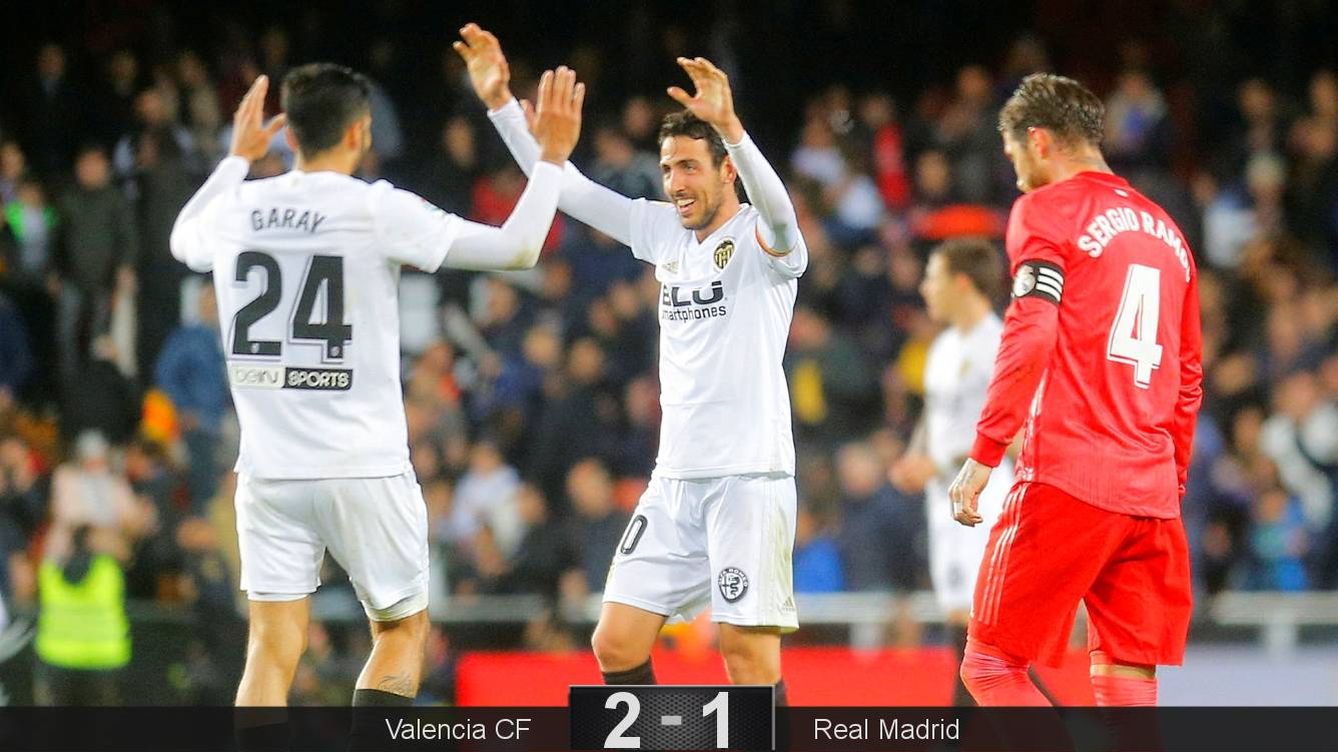 Foto: El Real Madrid cayó derrotado ante el Valencia, que persigue los puestos de Champions. (Reuters)