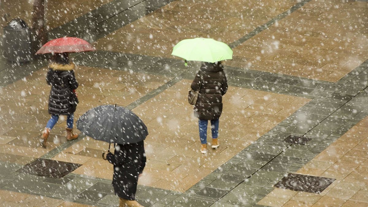 El tiempo ayuda a quedarse en casa: llegan lluvias, frío y nevadas hasta el miércoles