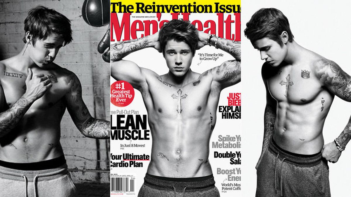 Justin Bieber celebra la mayoría de edad luciendo músculos en una portada