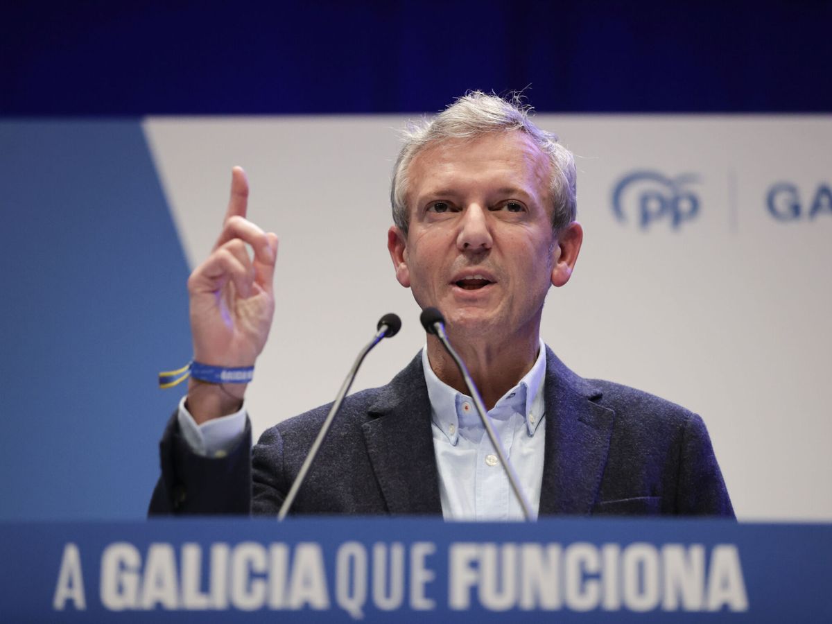 Foto: Alfonso Rueda, presidente de la Xunta y candidato del PP el 18-F. (EFE/Cabalar)