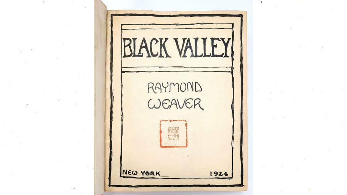 Primera página de 'Black Valley'; cuesta 174 euros. (Viking)