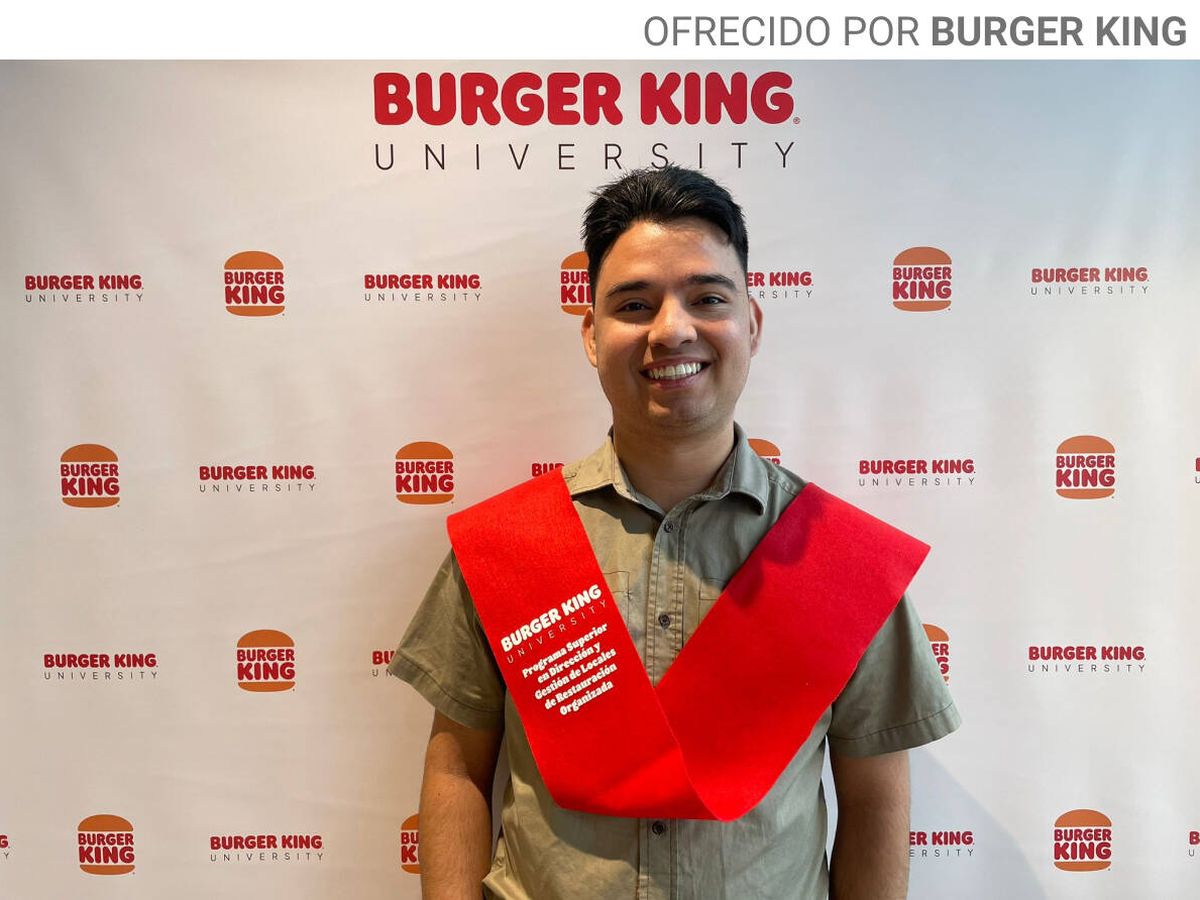 Foto: Futuro graduado del programa Burger King® University. (Foto cortesía de la marca)