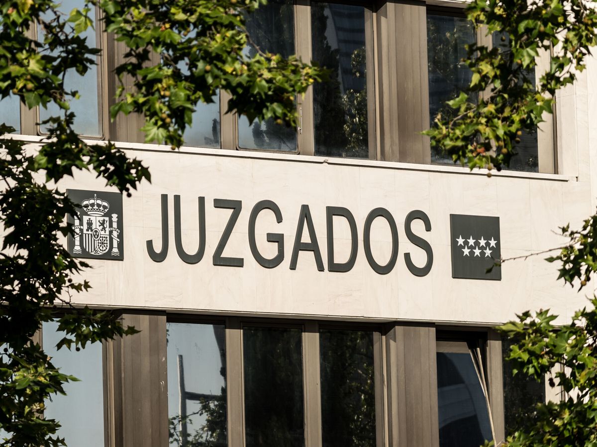 Foto: El exterior de los juzgados de Plaza de Castilla. (Europa Press/Diego Radamés)