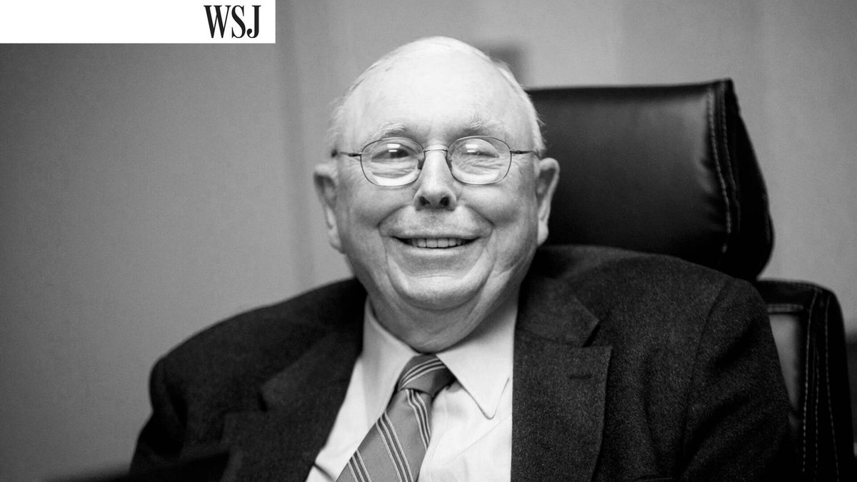 Charlie Munger, el "Abominable Señor No" de Warren Buffett, fallece a los 99 años